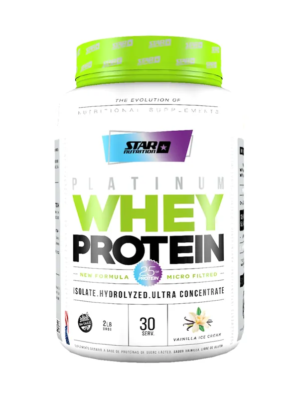 [TN-667296470] Platinum Whey Protein 2 lbs Star Nutrition (Vainilla)