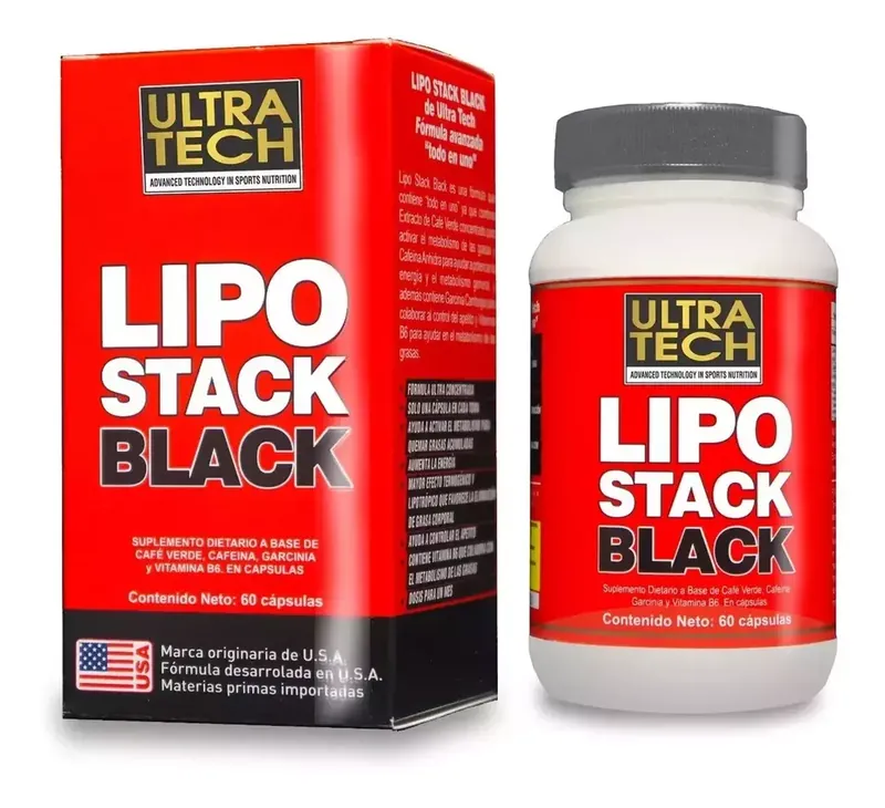Quemador Lipo Stack Black Ultra Tech