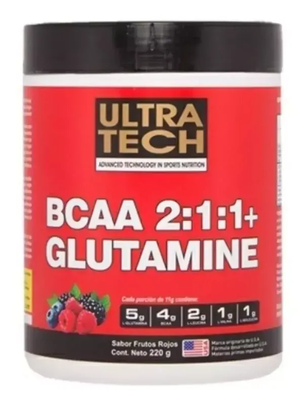 BCAA 2.1.1 + GLUTAMINA Ultra Tech