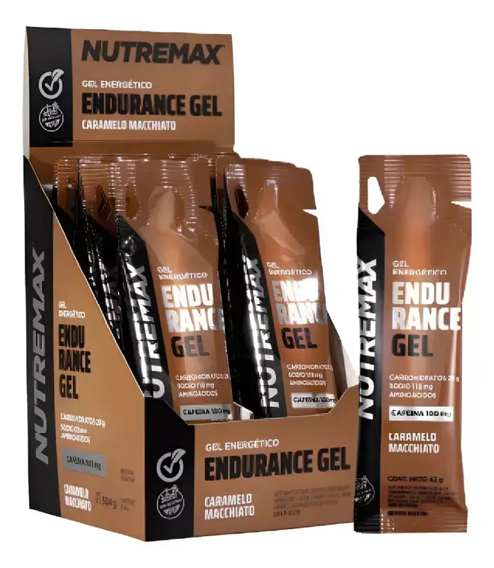 [TN-1518629422] Caja Gel Endurance Nutremax 12 u (Chocolate)