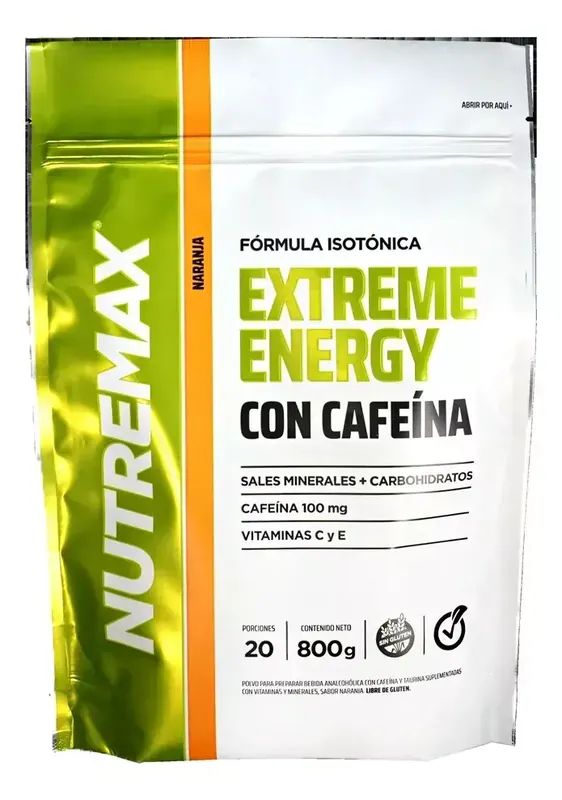 [TN-1518655777] Nutremax Extreme Energy Doypack Sabor Naranja 800g