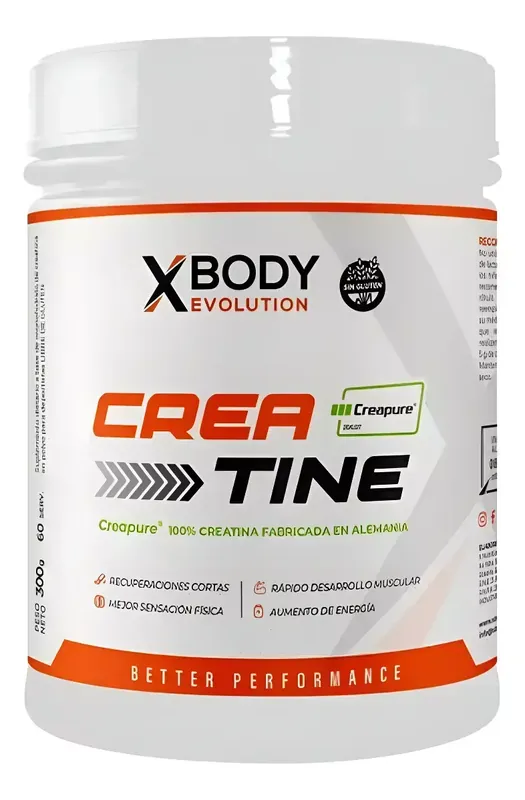 [TN-1518612652] Xbody Creatina Creapure En Polvo - Pote 300g